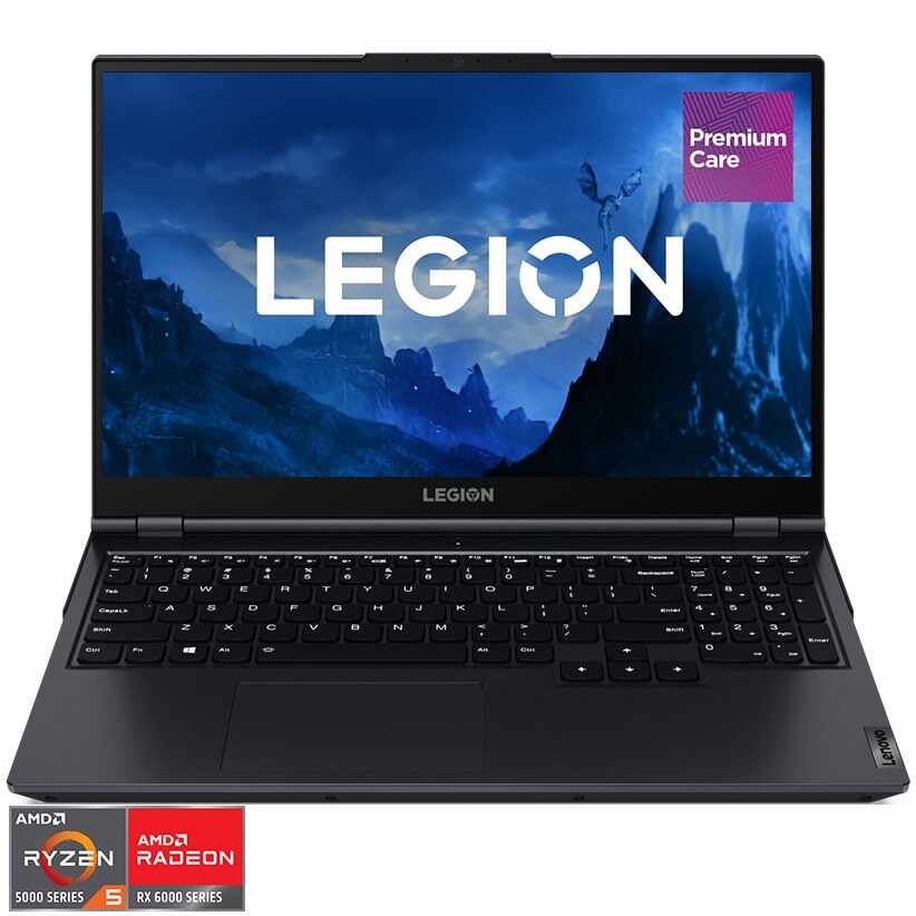 Laptop Gaming Lenovo Legion 5 15ACH6A cu procesor AMD Ryzen™ 5 5600H pana la 4.20 GHz, 15.6