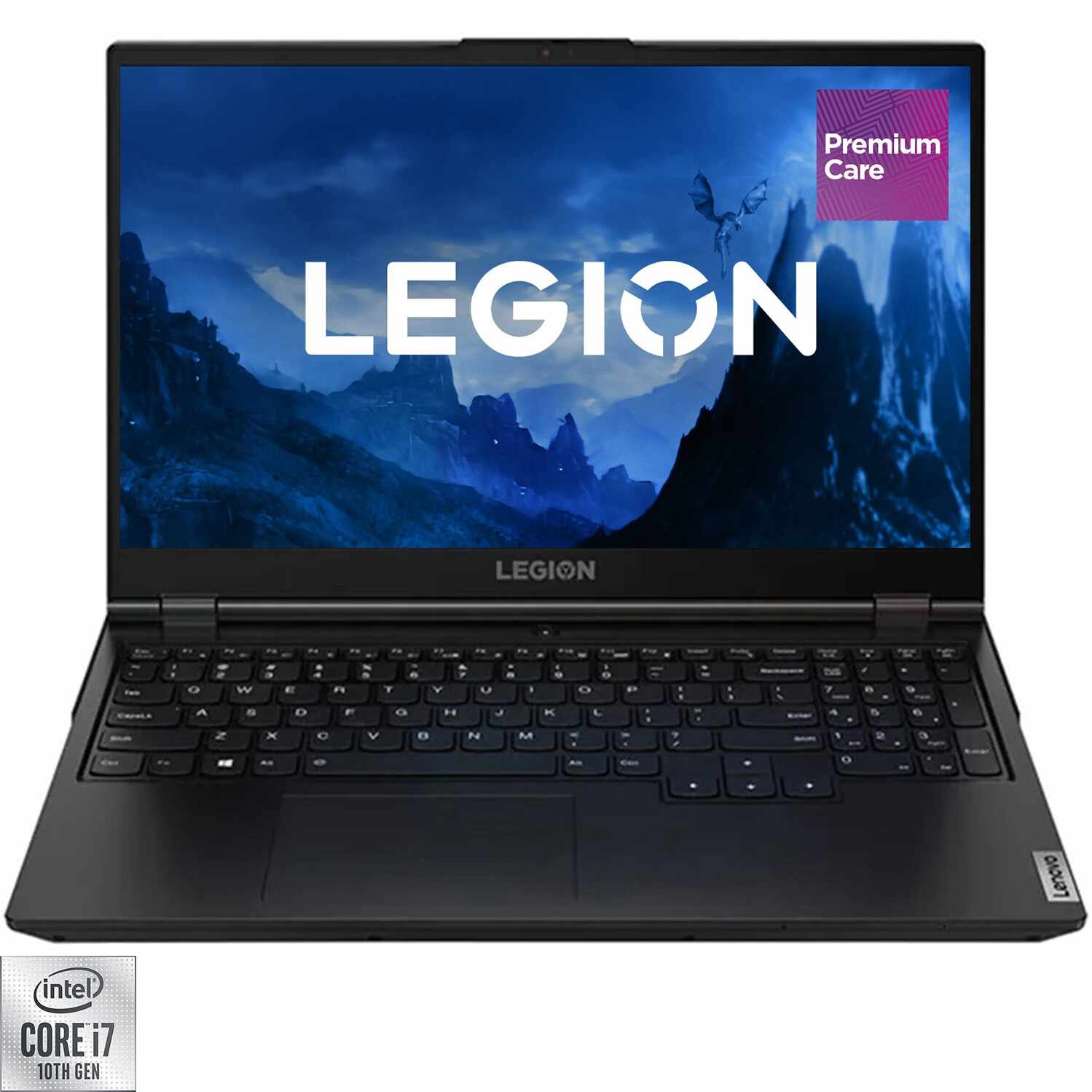 Laptop Gaming Lenovo Legion 5 15IMH6 cu procesor Intel® Core™ i7-10750H pana la 5.00 GHz, 15.6
