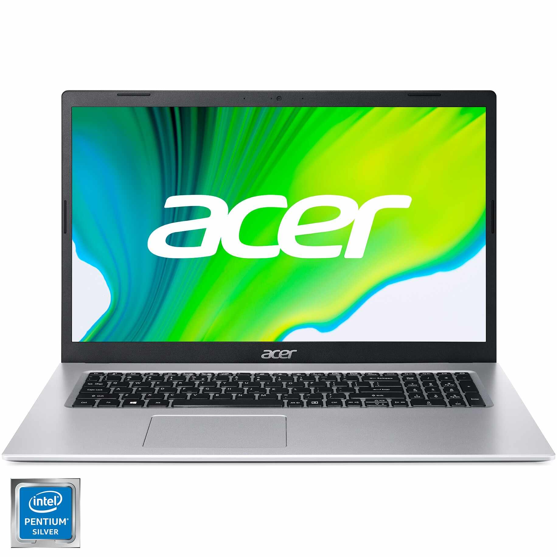 Laptop ultraportabil Acer Aspire 3 A317-33 cu procesor Intel® Pentium® Silver N6000 pana la 3.30 GHz, 17.3