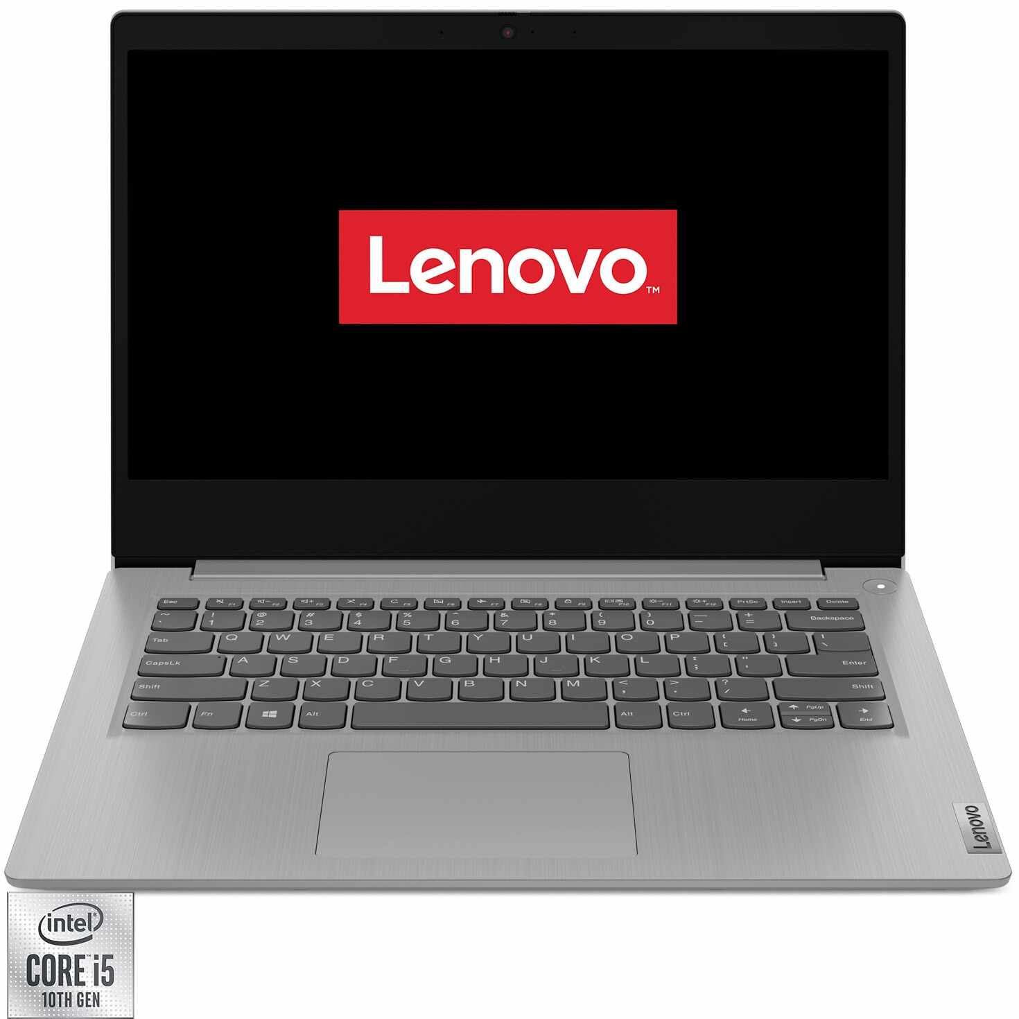 Laptop ultraportabil Lenovo IdeaPad 3 14IIL05 cu procesor Intel Core i5-1035G1 pana la 3.60 GHz, 14