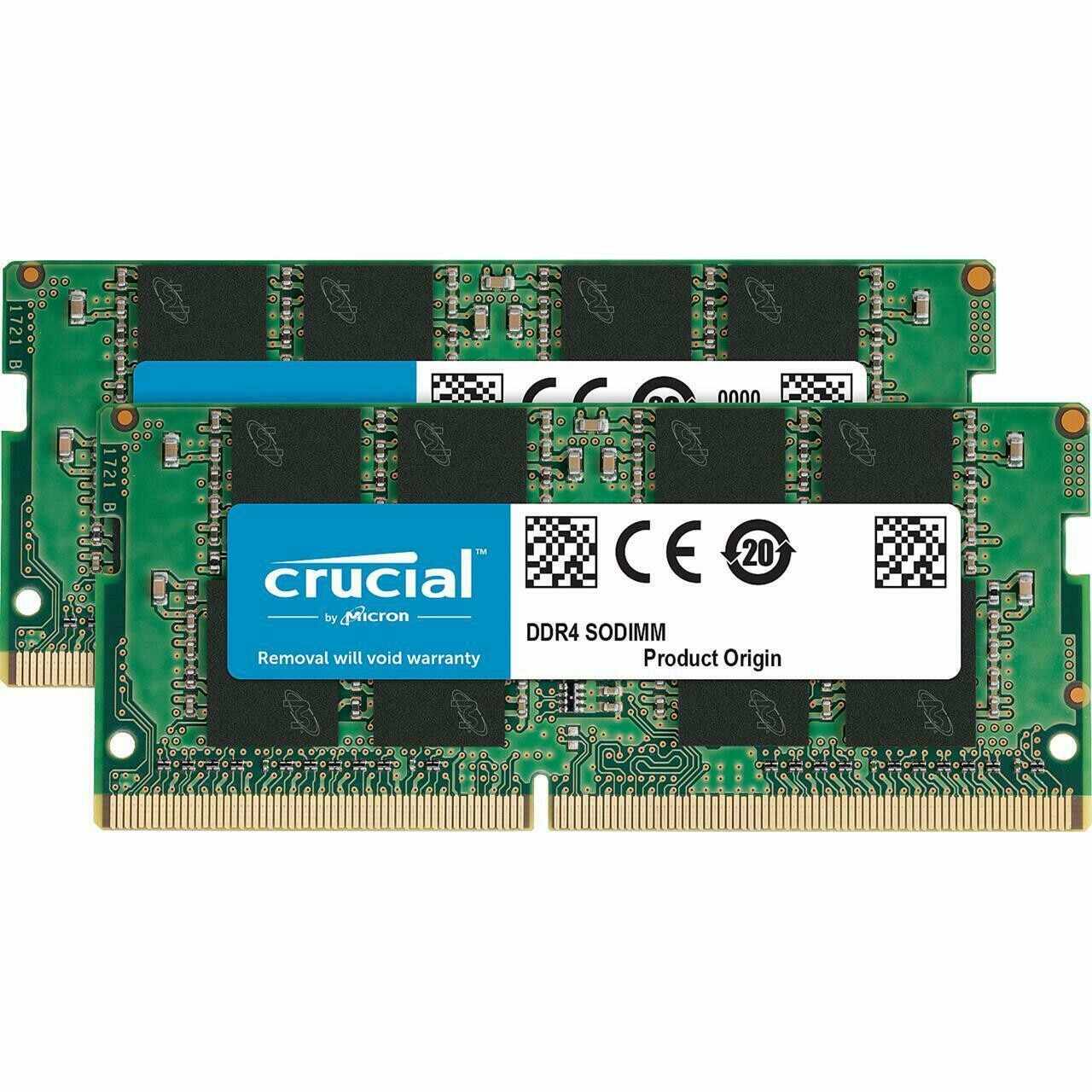Memorie Laptop Crucial, Sodimm, 16GB 2x8GB, DDR4, 3200Mhz, 1.2V, CL22, CT2K8G4SFRA32A