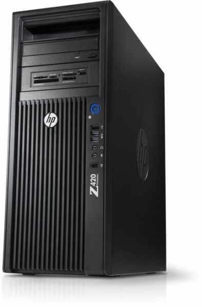 Workstation HP Z420, CPU Intel Xeon Quad Core E5-1603 2.80GHz, 16GB DDR3, 120GB SSD, Placa video AMD Radeon HD 7470/1GB, DVD-RW