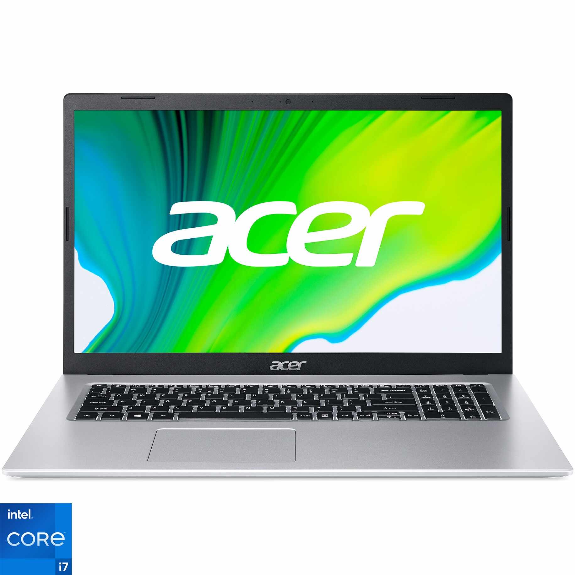 Laptop Acer Aspire A517-52G-717M cu procesor Intel® Core™ i7-1165G7 pana la 4.70 GHz, 17.3