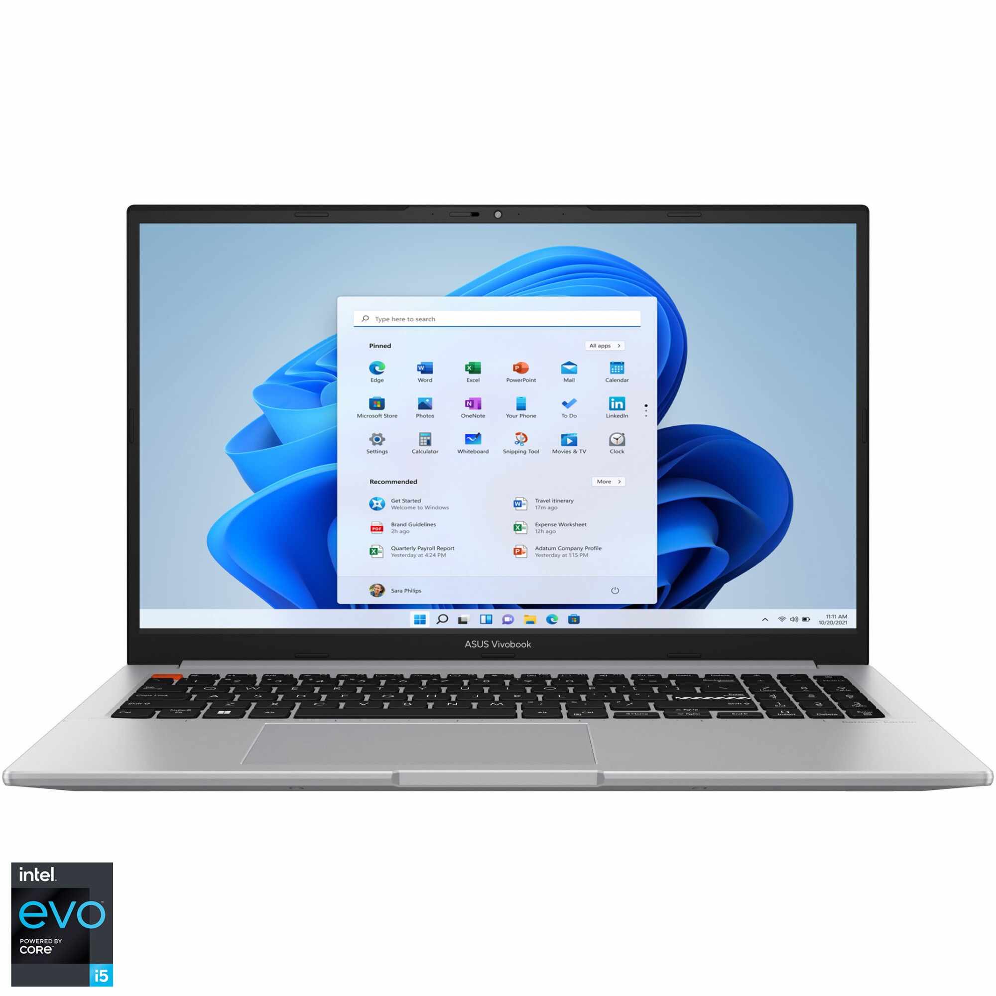 Laptop ASUS VivoBook S 15 OLED cu procesor Intel® Core™ i5-12500H pana la 4.50 GHz, 15.6