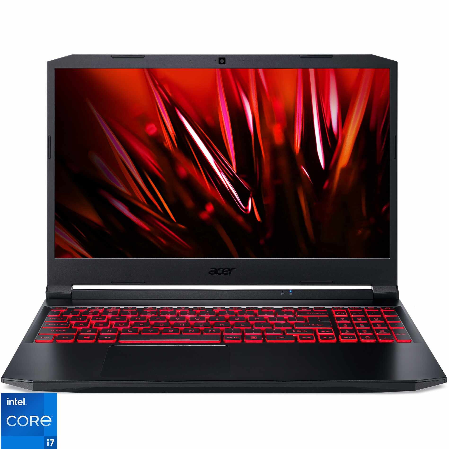 Laptop Gaming Acer Nitro 5 AN515-57 cu procesor Intel® Core™ i7-11800H pana la 4.60 GHz, 15.6