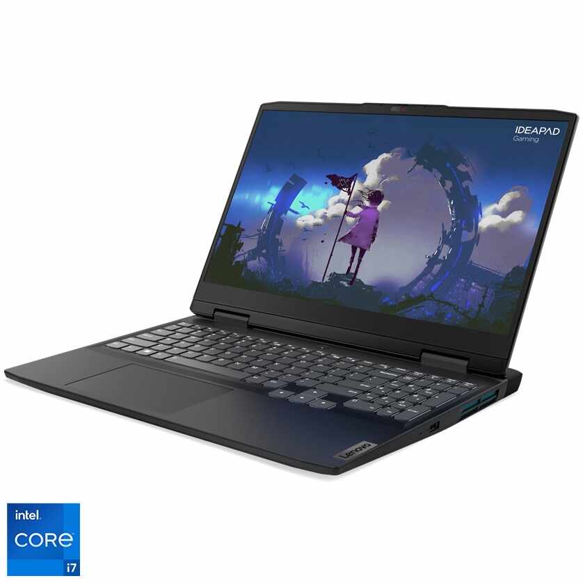 Laptop Gaming Lenovo IdeaPad 3 15IAH7 cu procesor Intel® Core™ i7-12650H pana la 4.70 GHz, 15.6