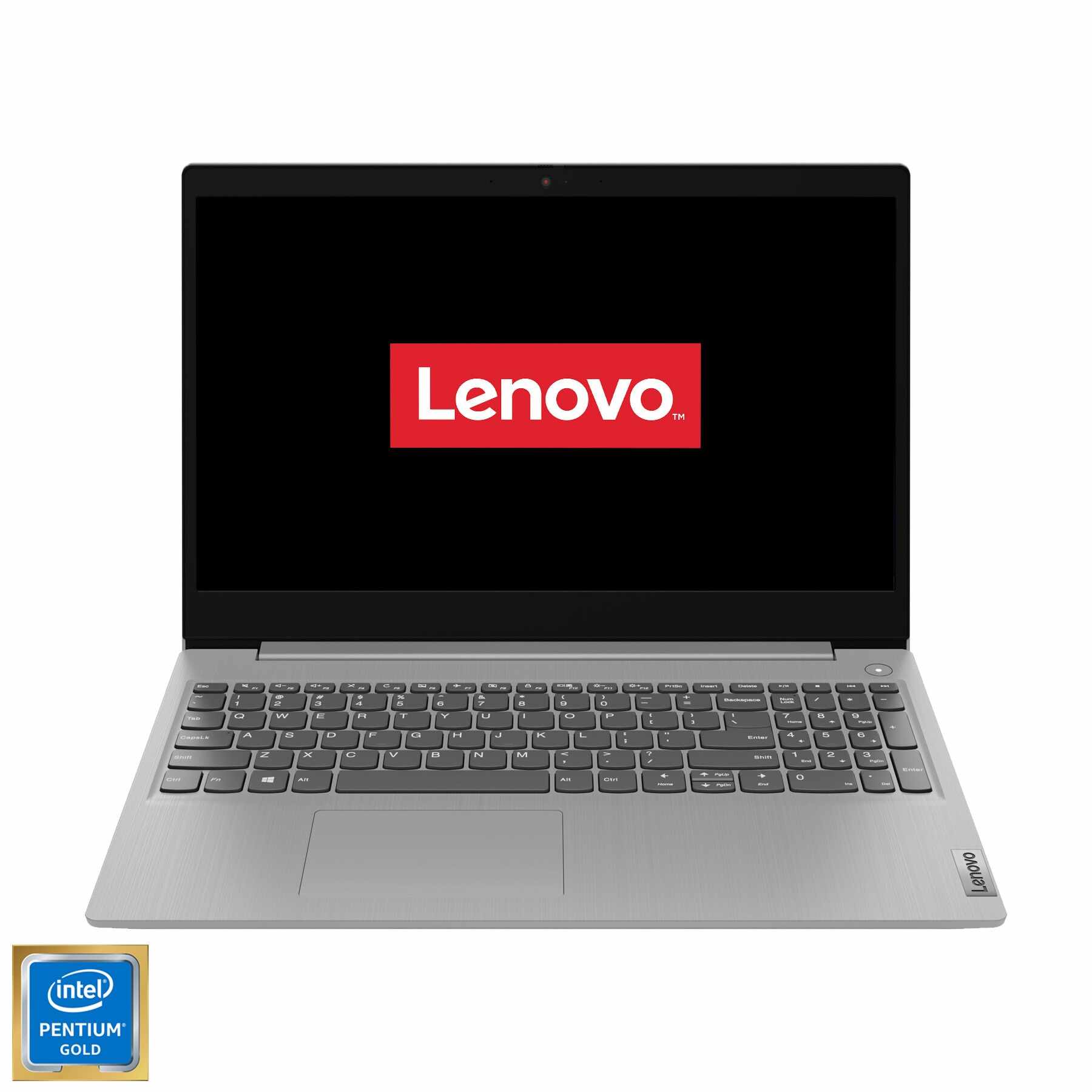 Laptop Lenovo IdeaPad 3 15IML05 cu procesor Intel Pentium Gold 6405U pana la 2.40 GHz, 15.6