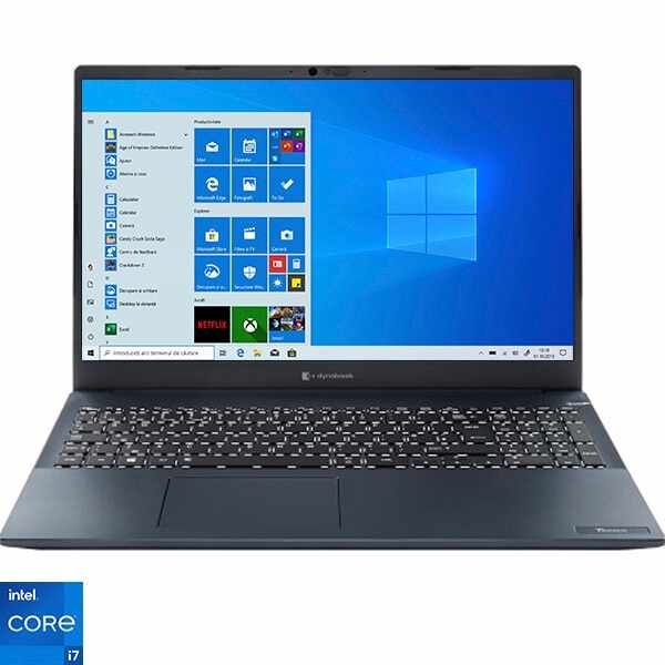 Laptop Toshiba TECRA A50-J-130 cu procesor Intel® Core™ i7-1165G7 pana la 4.70 GHz , 15.6