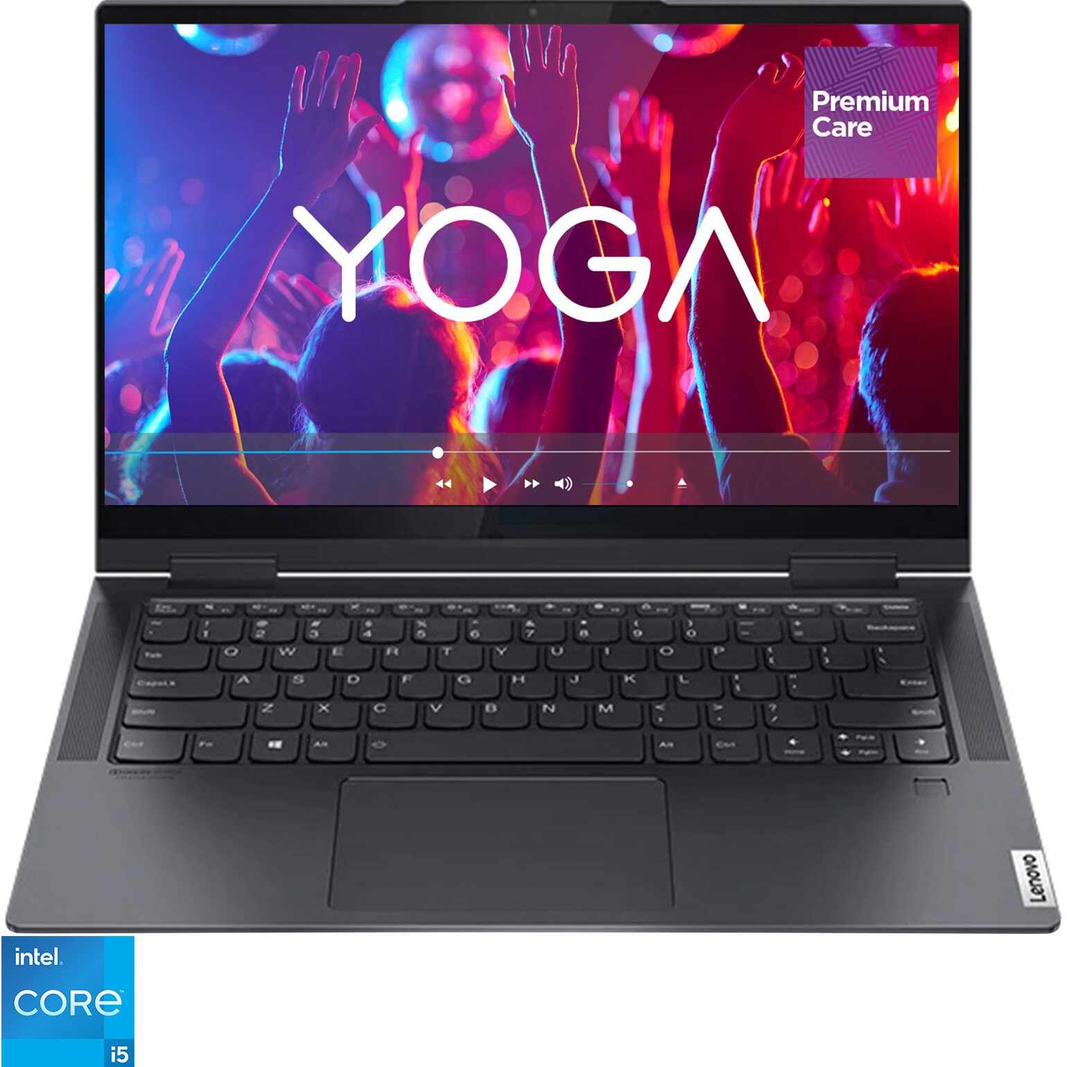 Laptop ultraportabil Lenovo Yoga 7 14ITL5 cu procesor Intel® Core™ i5-1135G7 pana la 4.20 GHz, 14