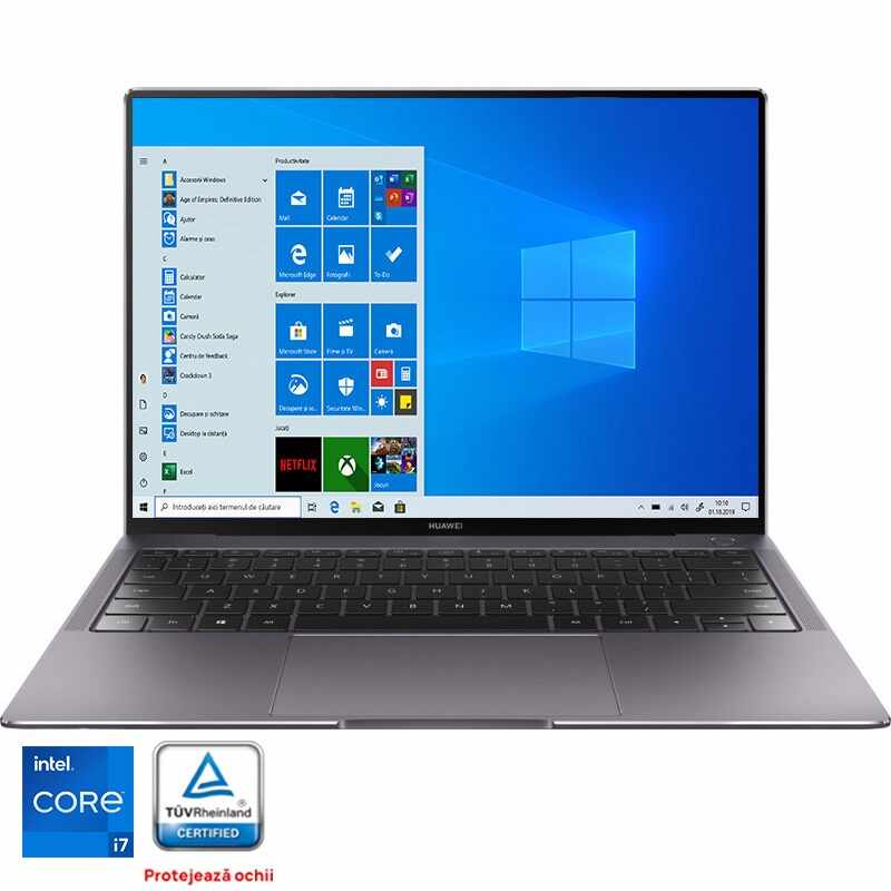 Laptop ultraportabil Matebook X Pro cu procesor Intel® Core™ i7-1165G7 pana la 4.70 GHz, 13.9