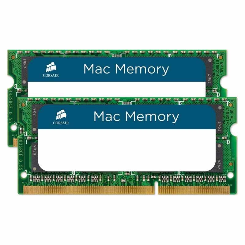 Memorie Corsair 16GB, DDR3, 1600MHz, CL11, 1.35 V, Dual Channel Kit, compatibil Apple