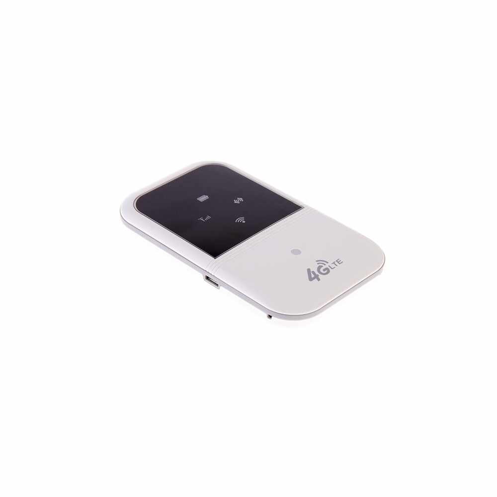 Mini Router Wireless Portabil, Bigshot™ 4G/LTE, cu Acumulator 2400mAH, Slot SD, model M80, Alb