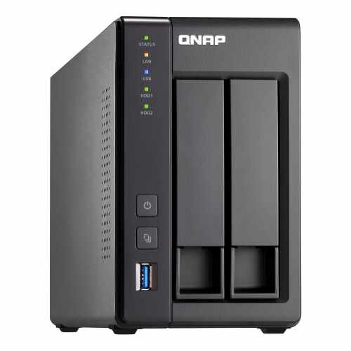 Network Attached Storage QNAP TS-251+-2G cu procesor Intel® Celeron® Quad-Core 2.00GHz, 2GB DDR3L, 2-bay