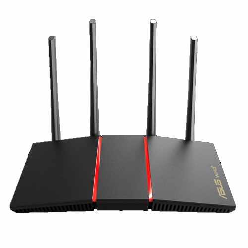 Router Wireless ASUS RT-AX55, AX1800, Dual-Band, Wi-Fi 6, MU-MIMO, OFDMA, AiMesh, AiProtection,4 antene Wi-Fi