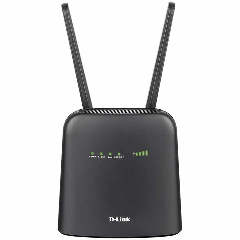 Router wireless D-Link N300 4G LTE, DWR-920, 2 antene Wi-Fi