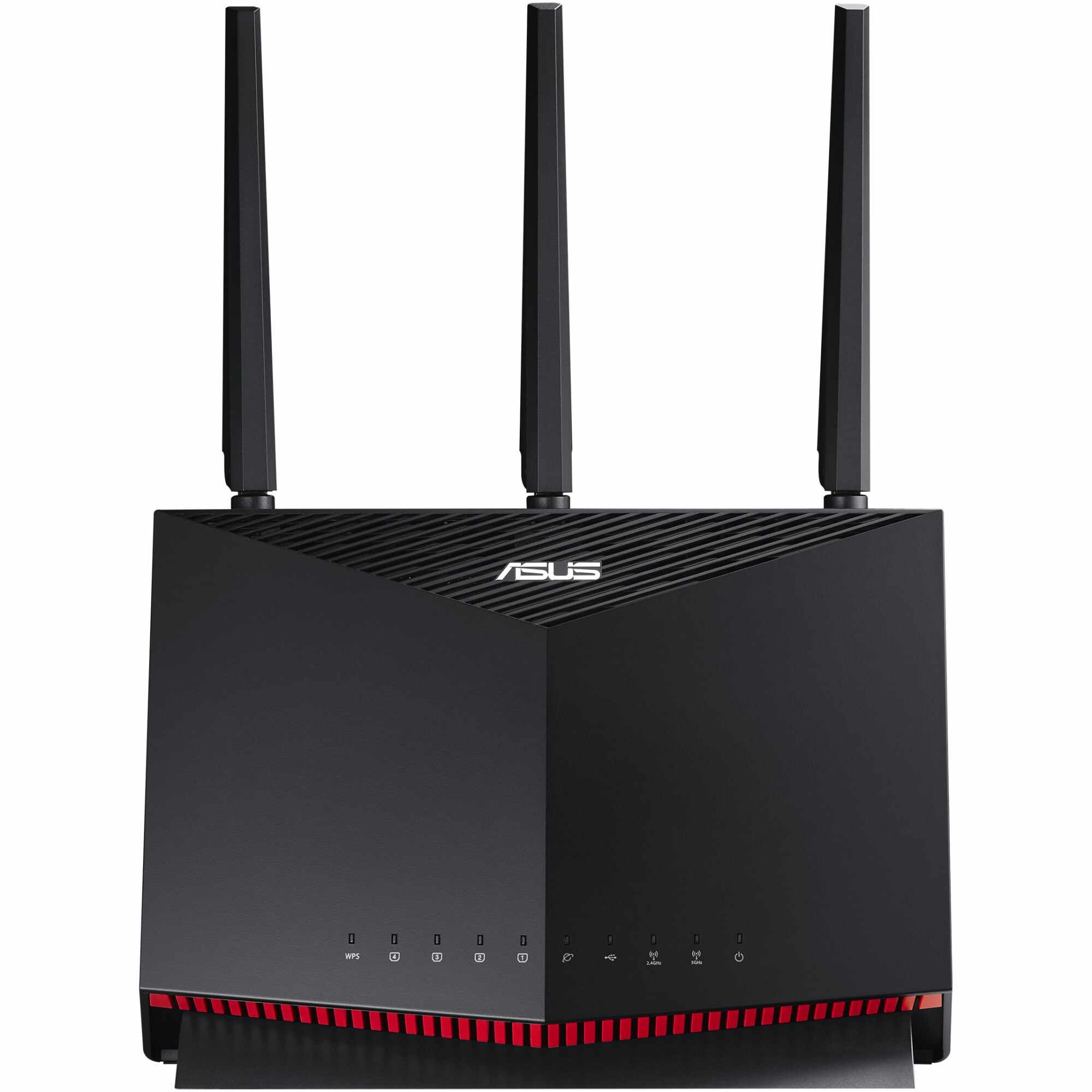 Router Wireless Gaming ASUS RT-AX86S, AX5700, Dual-Band, Wi-Fi 6, AiMesh, AiProtection Pro, Mobile Game Mode, compatibil PS5, 3 antene Wi-Fi