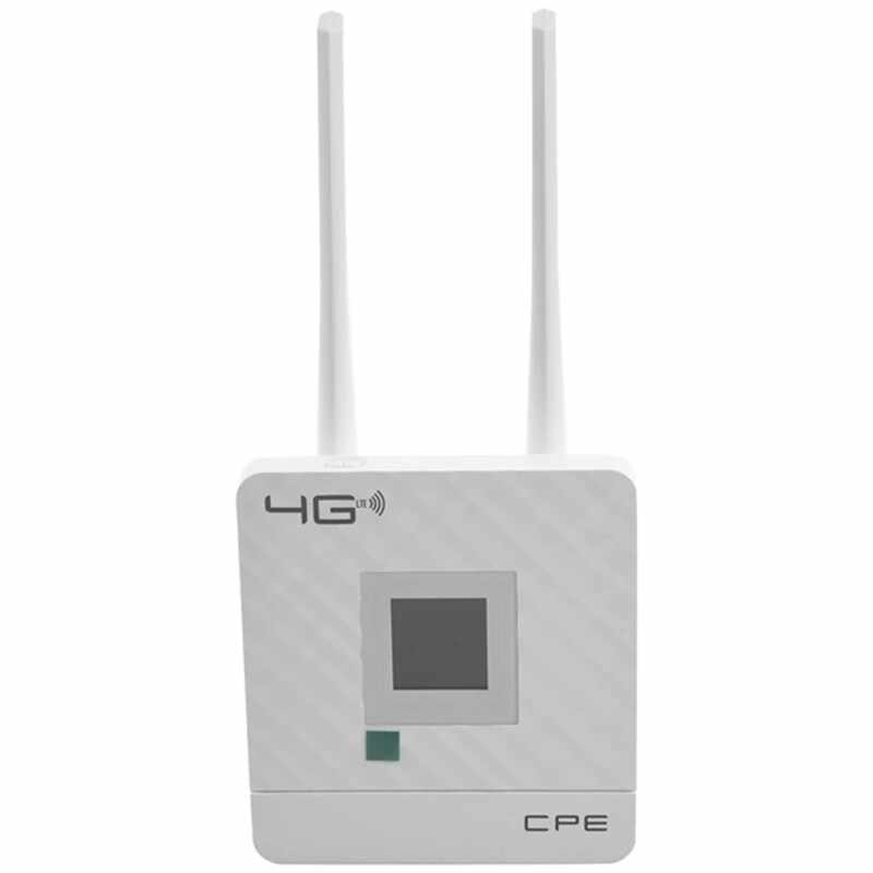 Router Wireless Portabil Bigshot™ 3G/4G, 2 Antente, Slot Cartela SIM si Ethernet, Culoare Alb
