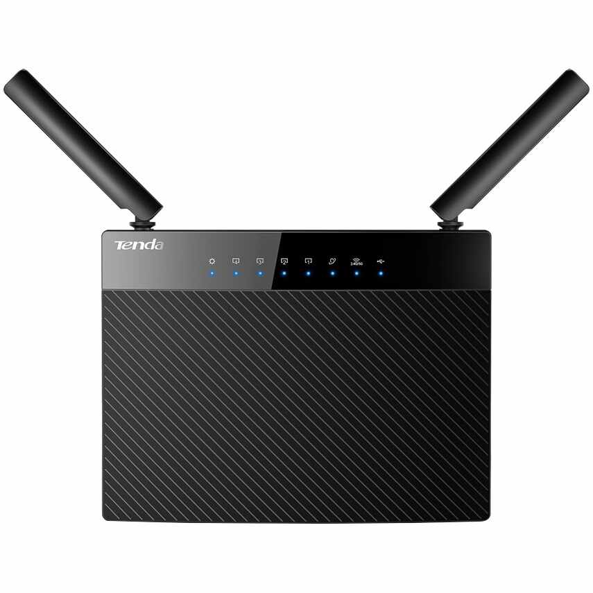 Router wireless Tenda AC9, Gigabit 1200Mbps, Dual-Band