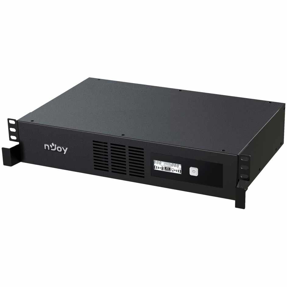UPS nJoy Code 1000, 1000VA, 600W, functie auto-restart, Stabilizator de tensiune (AVR)