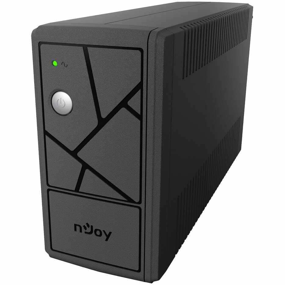 UPS NJOY Keen 800 USB, 800VA/480W, Line Interactive, Regulator automat de tensiune, Repornire automata