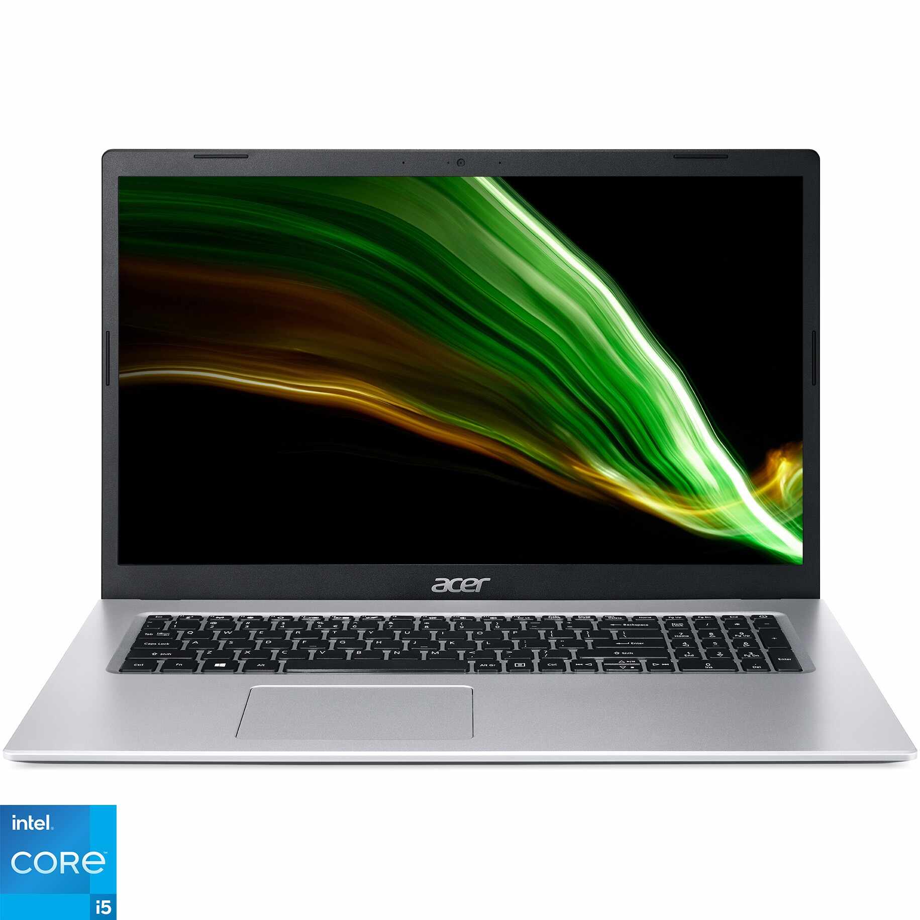 Laptop Acer Aspire A317-53G-53WW cu procesor Intel® Core™ i5-1135G7 pana la 4.20 GHz, 17.3