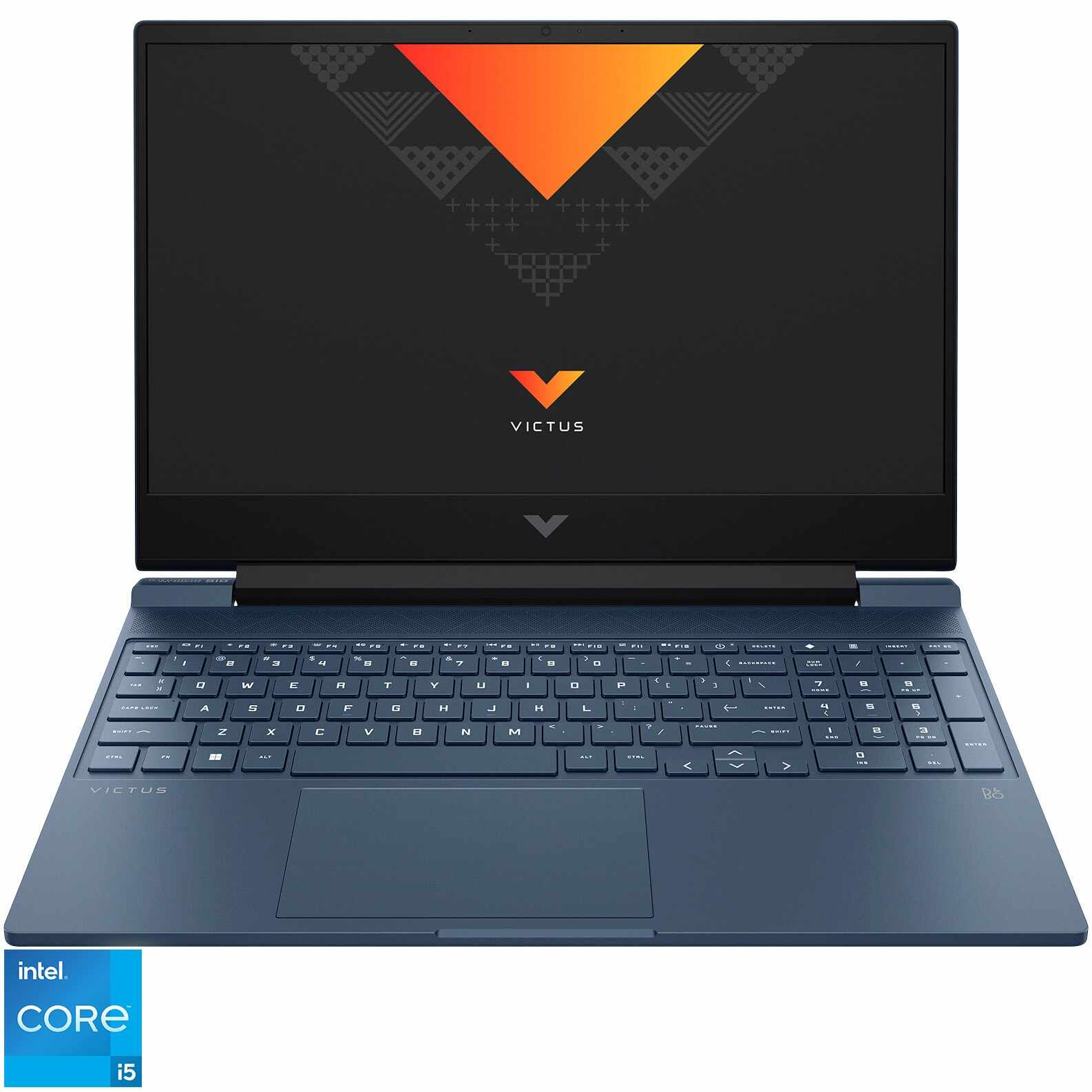 Laptop Gaming HP VICTUS 15-fa0022nq cu procesor Intel® Core™ i5-12500H pana la 4.50 GHz, 15.6