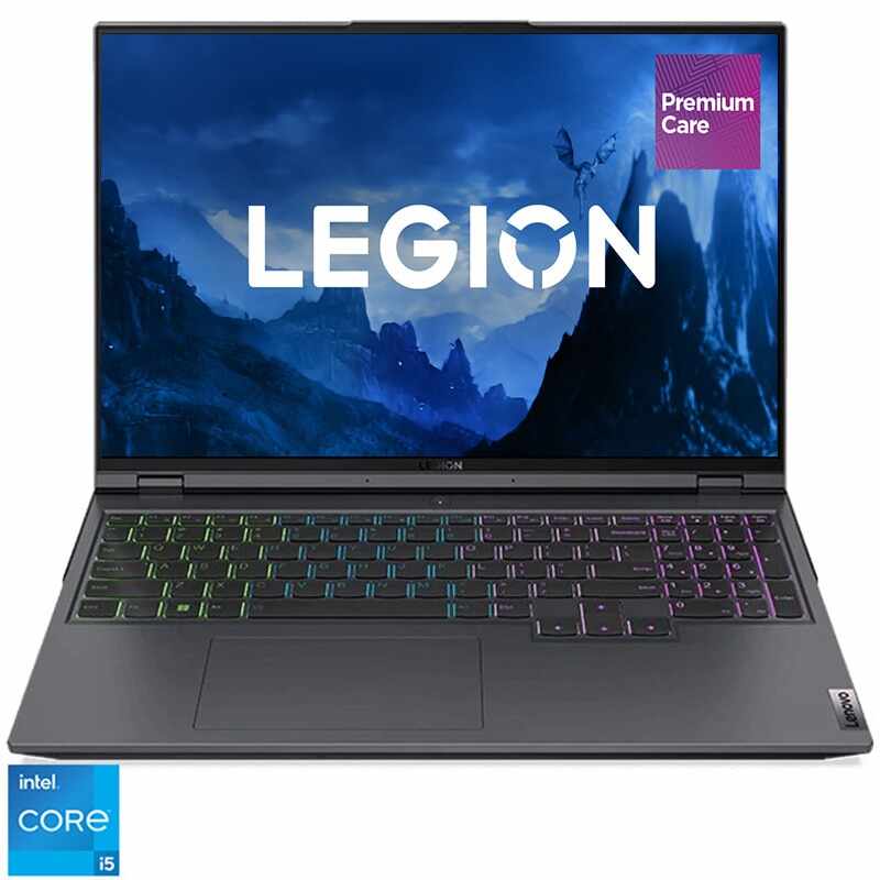 Laptop Gaming Lenovo Legion 5 Pro 16IAH7H cu procesor Intel® Core™ i5-12500H pana la 4.50 GHz, 16