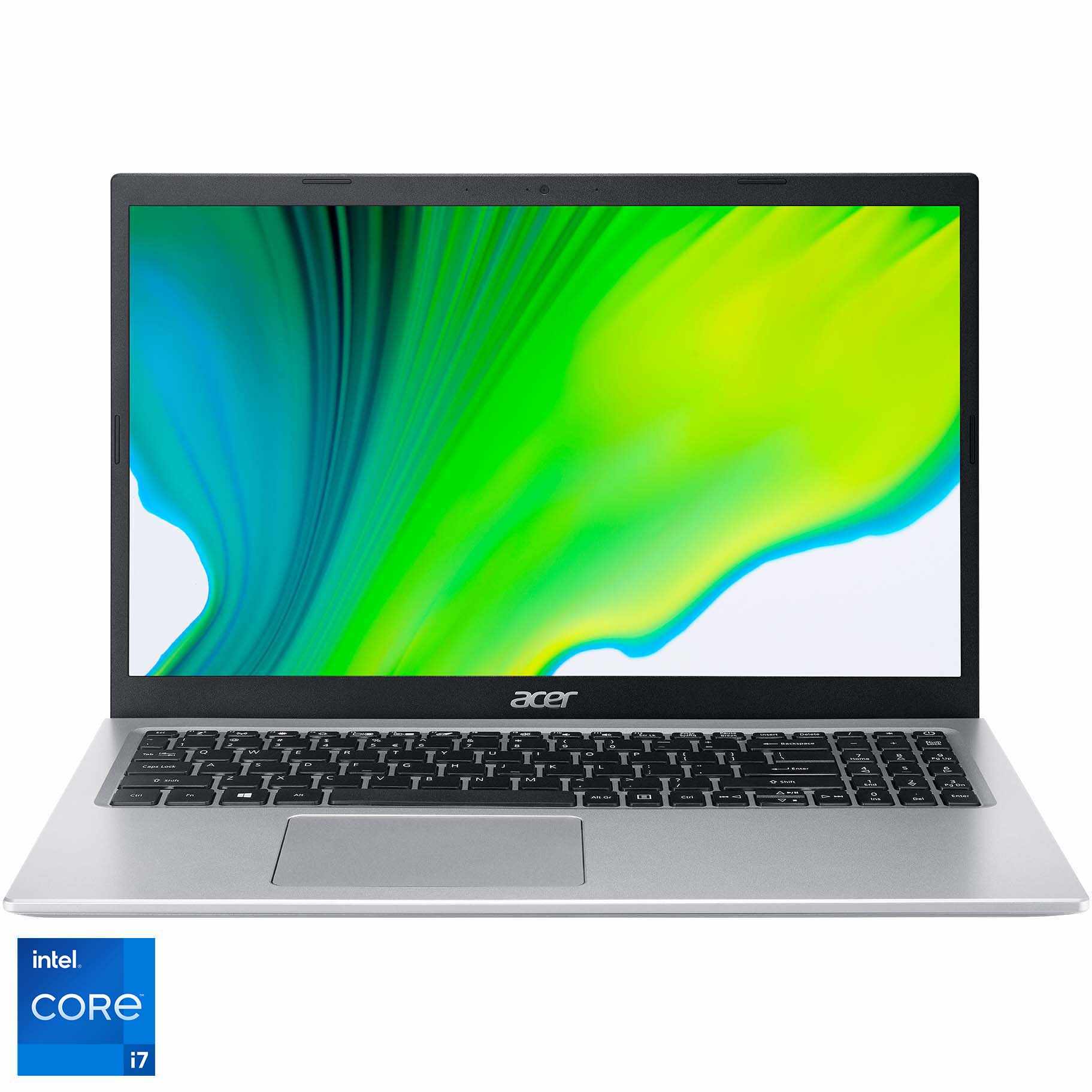 Laptop ultraportabil Acer Aspire 5 A515-56G cu procesor Intel® Core™ i7-1165G7 pana la 4.70 GHz, 15.6