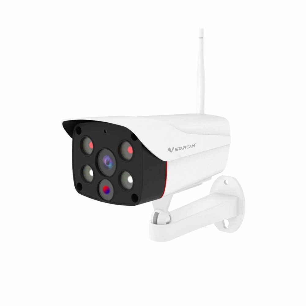 Camera supraveghere wireless IP WiFi Vstarcam AI Full Color CS52Q, 4 MP, IR 20 m, lumina alba 20 m, 4 mm, microfon, alarma