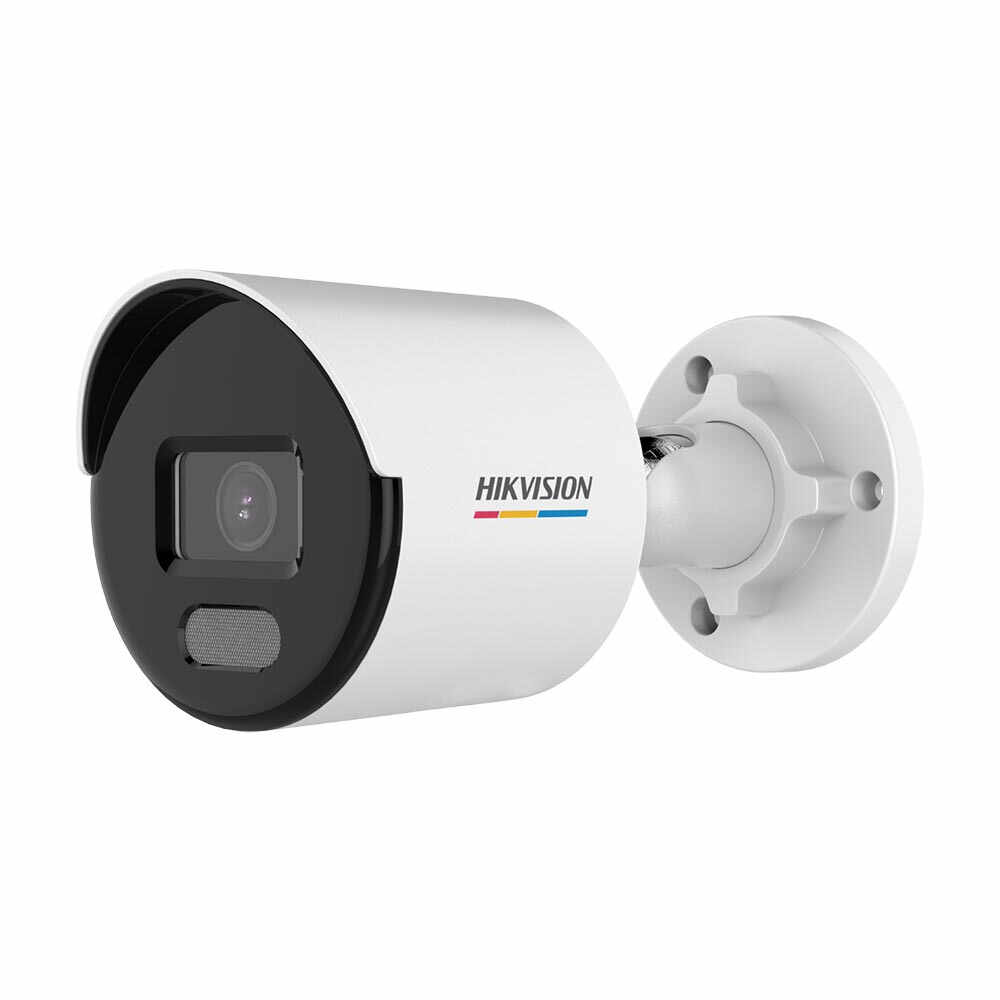 Camera supraveghere exterior IP Hikvision ColorVu DS-2CD1027G0-L, 2 MP, 2.8 mm, lumina alba 30 m, PoE