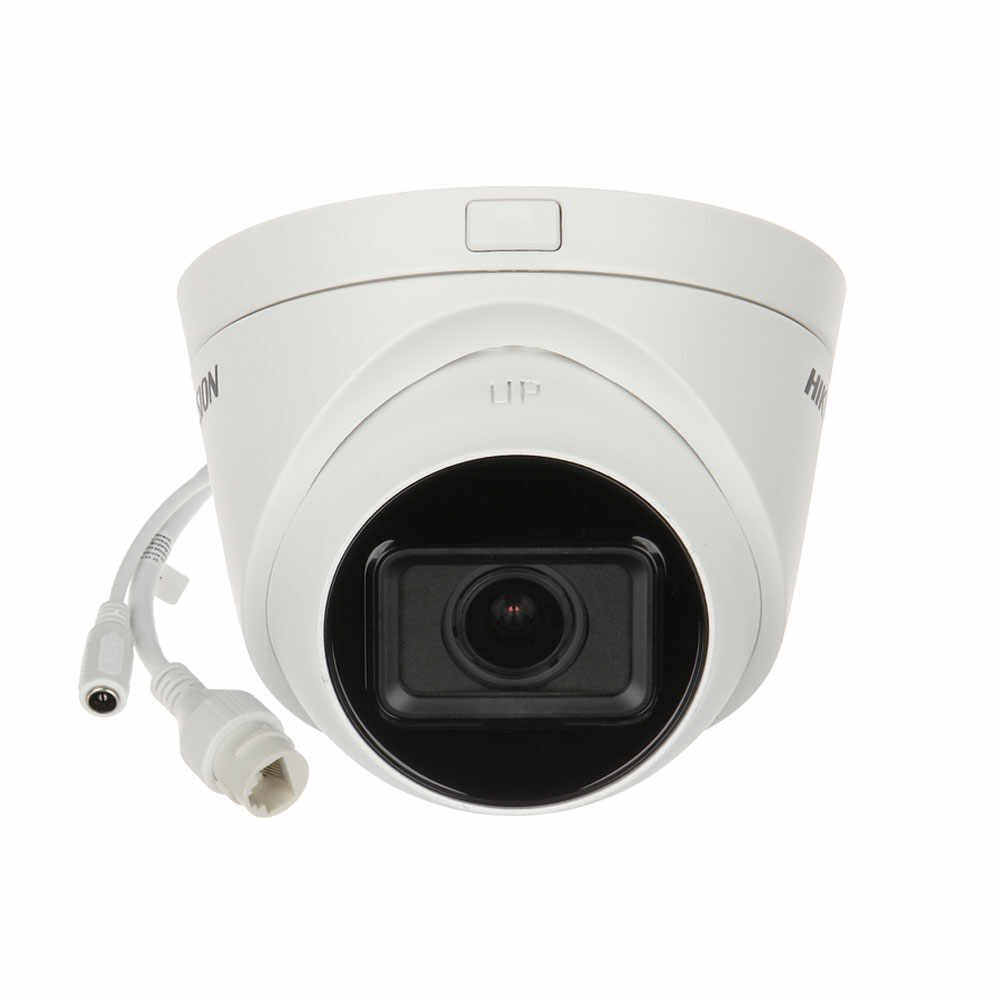 Camera supraveghere IP Dome Hikvision DS-2CD1H43G0-IZ, 4 MP, IR EXIR 30 m, 2.8 - 12 mm, motorizat, slot card, PoE