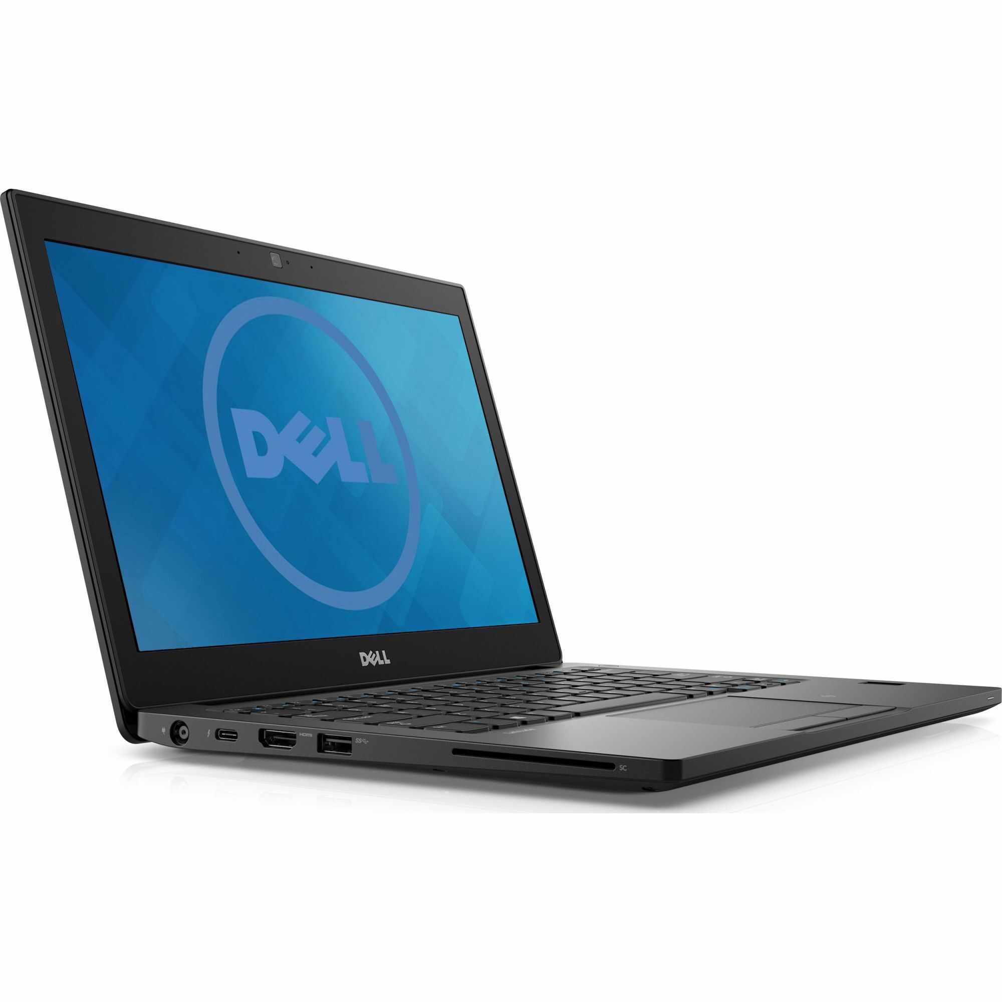 Laptop DELL, LATITUDE 7290, Intel Core i5-8350U, 1.70 GHz, HDD: 128 GB, RAM: 8 GB, webcam