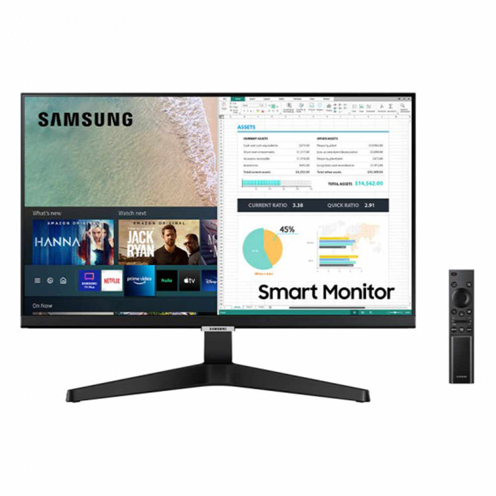 Monitor Full HD LED VA Samsung LS24AM506NUXEN, 23.8 inch, 60 Hz, 8 ms, HDMI, USB, Bluetooth