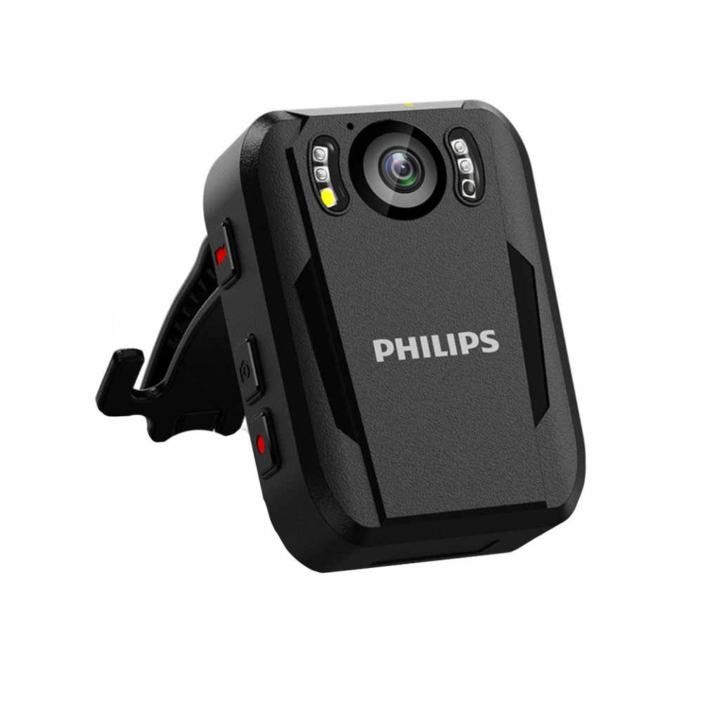 Body camera Philips VTR8102, 3 MP, night vision, slot card, ecran 1.5 inch, microfon, 3400 mAh