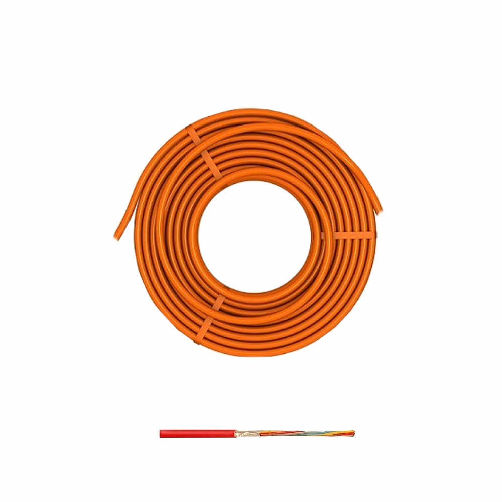 Cablu de incendiu JE-H(ST)H TED A0060699, 2x2x0.8 mm, E30/E90, ecranat, rola 100 m