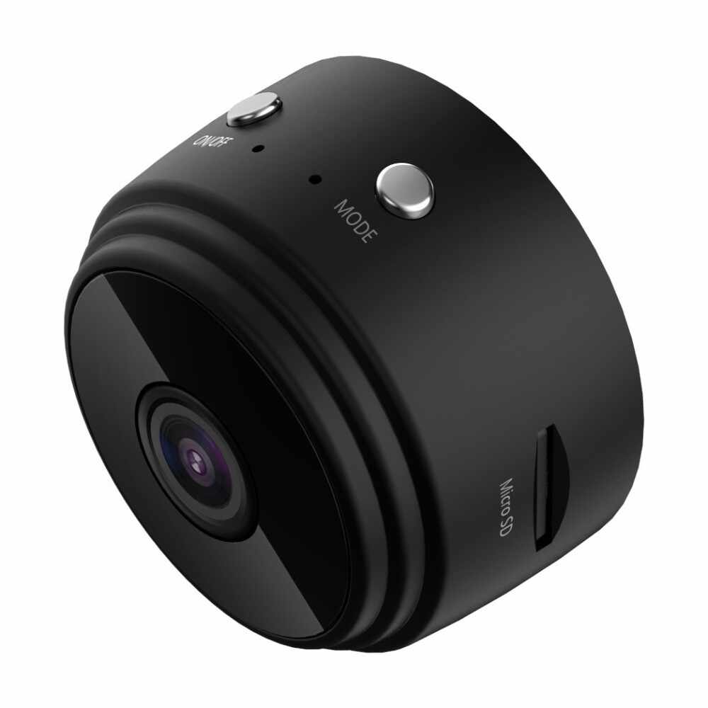 Camera supraveghere Techstar® RL-96 720P, HD, Wide 150°, Infrarosu, MicroSD, WiFi, Prindere Magnetica, Discreta