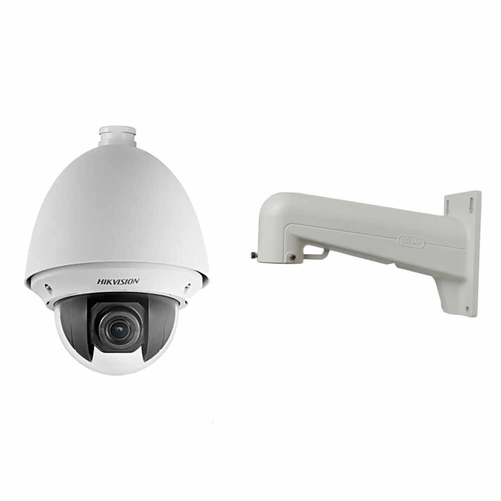 Camera de supraveghere Speed Dome IP Hikvision Ultra Low Light DS-2DE4225W-DE, 2 MP, 4.8 - 120 mm, 25X + suport