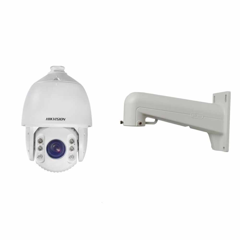 Camera supraveghere IP Speed Dome Hikvision DS-2DE7425IW-AE, 4 MP, IR 150 m, 4.8 - 120 mm, 25x + suport 