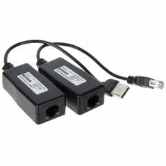 Extender USB pe cablu UTP activ 100m 