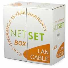 Cablu FTP Cat5e de exterior ecranat NETSET FTP 5e [305m]