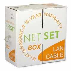 Cablu UTP cat6: NETSET BOX U/UTP CAT 6 [305m] (interior, Dca-s2,d2,a1)