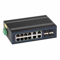 Comutator industrial PoE ULTIPOWER 3124SFP 12xGE (12x POE 802.3af / at), 4xSFP 