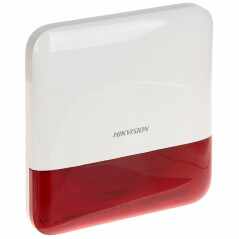 Sirenă wireless de exterior Hikvision DS-PS1-E-WE/RED AX 