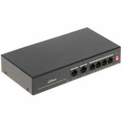 Switch PoE 4 porturi + 2 uplink PFS3006-4ET-36 Dahua