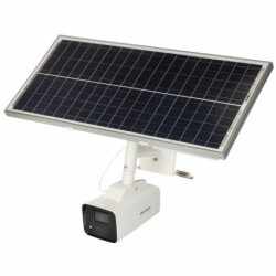 Cameră de supraveghere IP cu panou solar ColorVu Hikvision DS-2XS2T47G0-LDH/4G/C18S40(4MM) 4G/LTE - 4 Mpx 4mm
