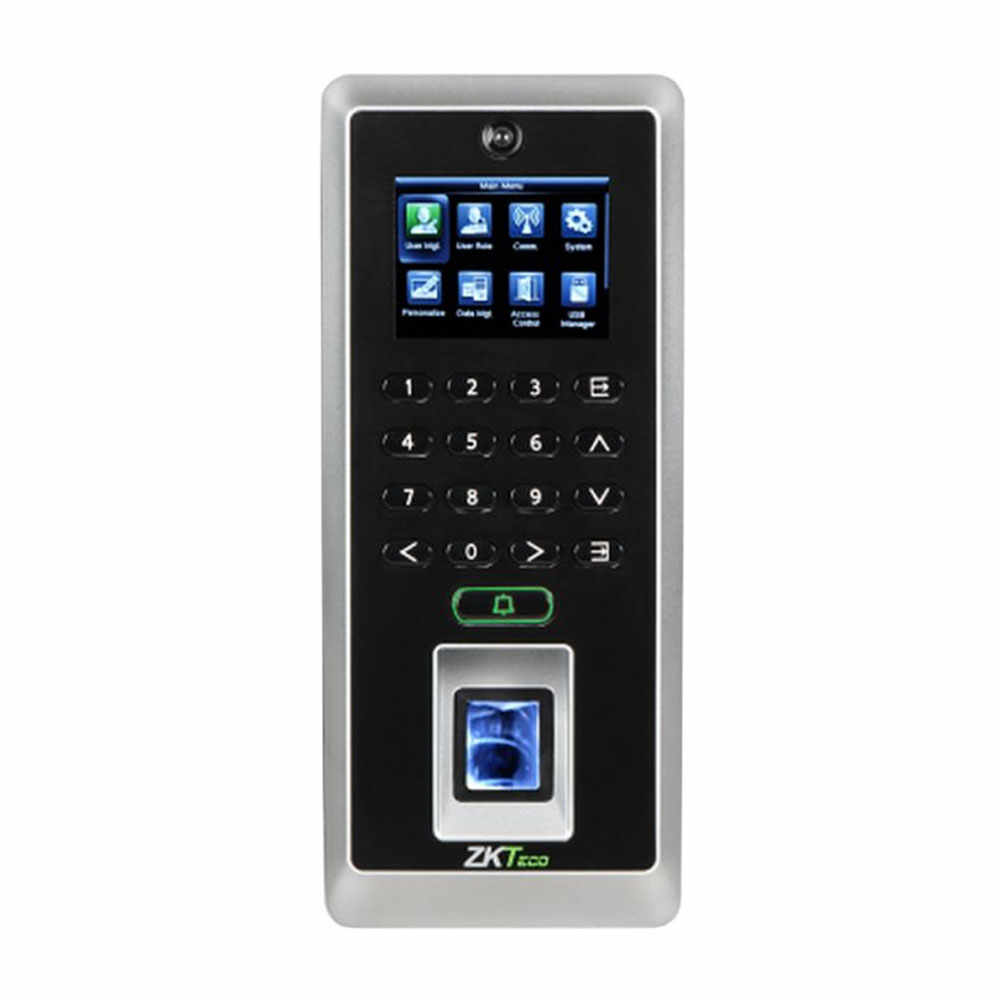 Cititor de proximitate biometric standalone TCP/IP ZKTeco ACO-F21-1, ecran LCD 2.4 inch, EM, 3.000 amprente, 5.000 carduri, 100.000 evenimente