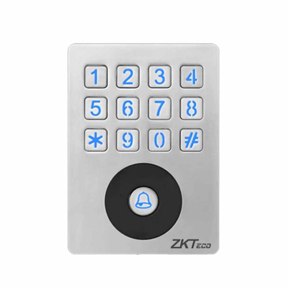 Cititor de proximitate standalone cu tastatura RFID ZKTeco ACC-SKW-PRO-H2-1, EM, cod PIN, 125 KHz, 5.000 utilizatori