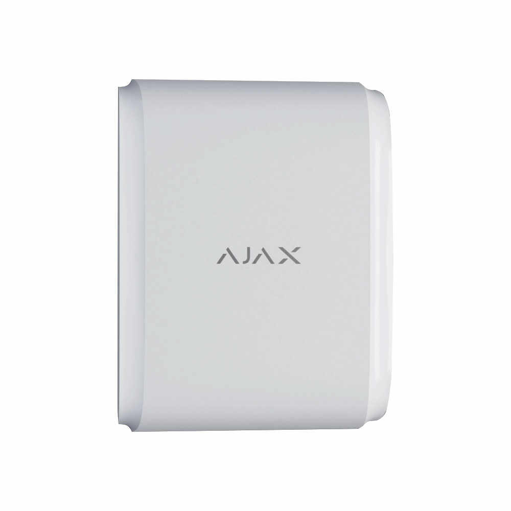 Detector de miscare wireless exterior PIR tip perdea Ajax DualCurtain Outdoor, 30 m, 4.5 grade, pet immunity, antimasking, 868 MHz, RF 1700 m