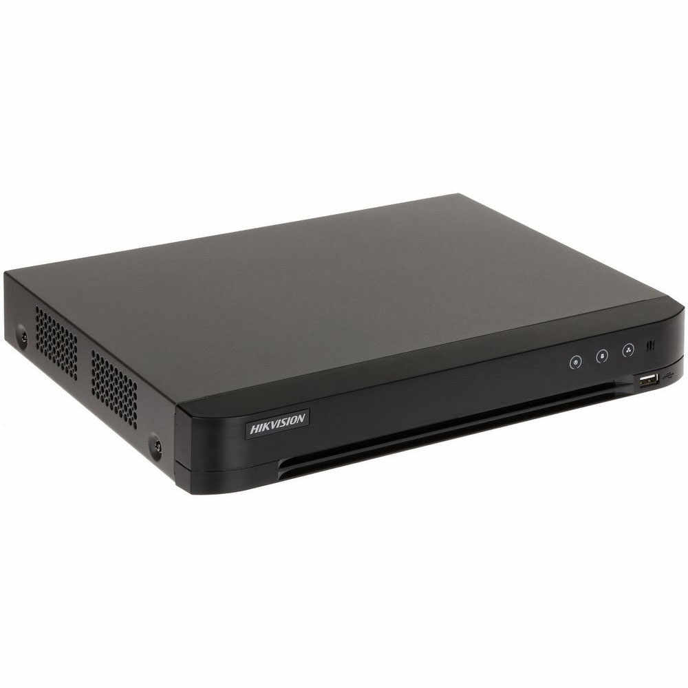 DVR Hikvision Turbo HD AcuSense IDS-7204HUHI-M1FAC, 4 canale, 8 MP, audio prin coaxial