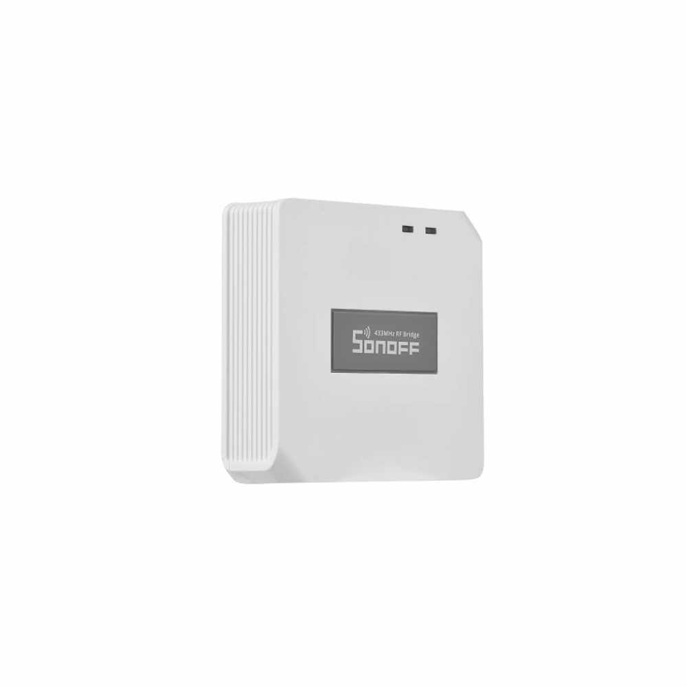 Gateway smart RF/WiFi Sonoff RF BridgeR2, 64 coduri, 2.4 GHz, 433 MHz
